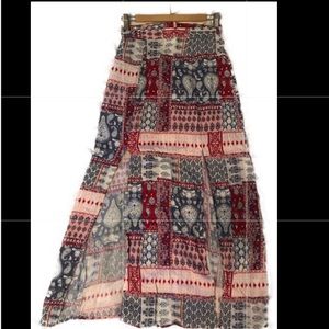 🎄Cotton On Paisley Patchwork Maxi Skirt